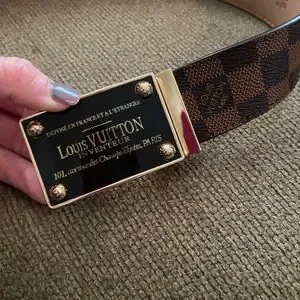 Brand new Louis Vuitton belt never worn Louis Vuitton Belt (Brand New) Size 28-32 No Box and... | Depop main image 4
